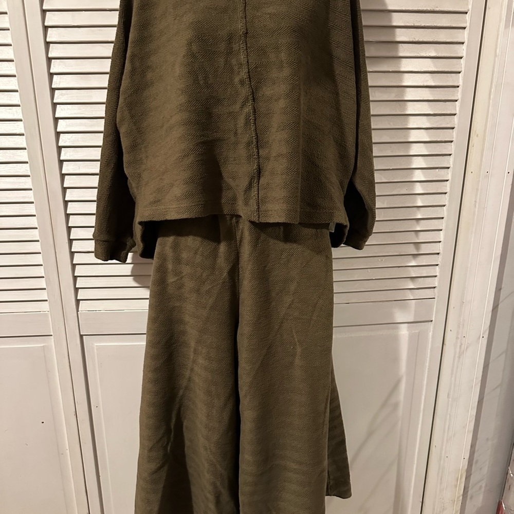 Free People Olive Green Jumpsuit